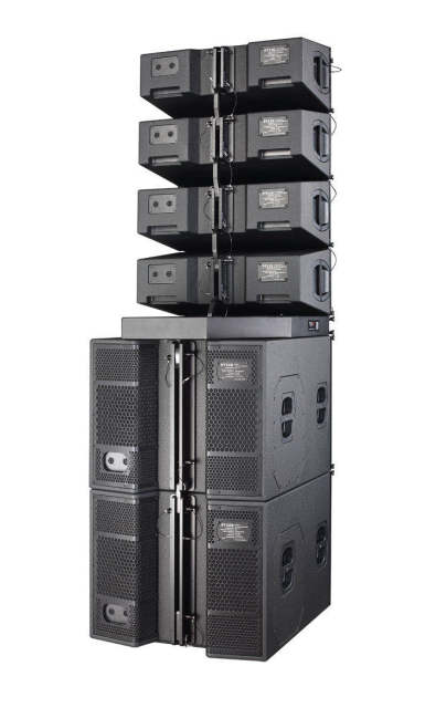 PT30B Passive Cardioid Subwoofer with high end line array