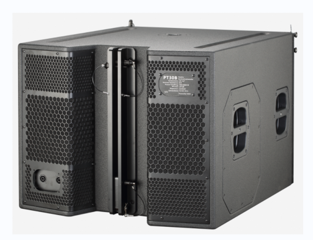 PT30B Passive Cardioid Subwoofer with high end line array