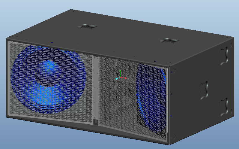 LB221 double 21" drivers, professional Subwoofer
