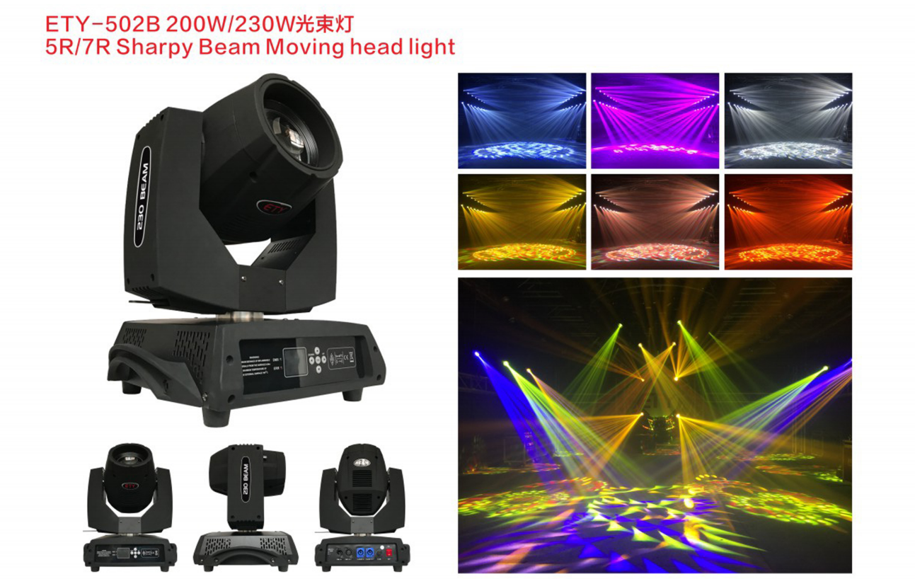 ETY-502B 5R 7R sharpy beam moving head light