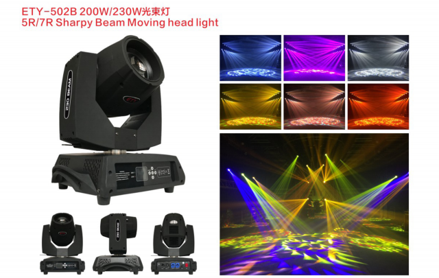 ETY-502B 5R 7R sharpy beam moving head light