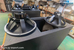 PT960B Dual 18-inch horn-loaded subwoofers, neodymium magnets; Rated power 2400W, maximum sound pressure level 143dB