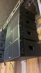 PT610 double 10 inch line array with flying 18 inch sub