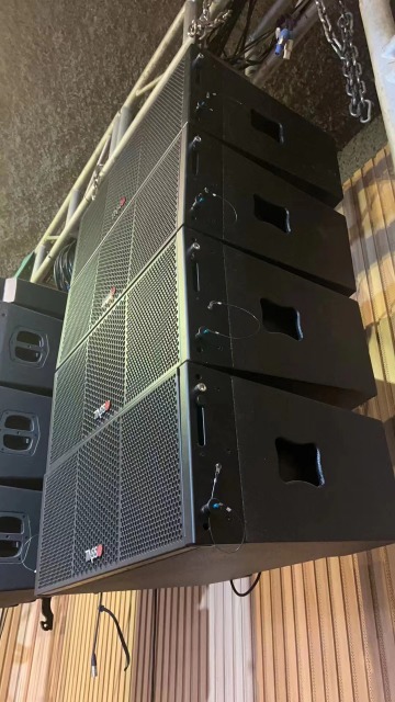 PT610 double 10 inch line array with flying 18 inch sub