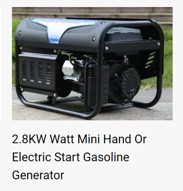 ZY International -Gasoline Generator