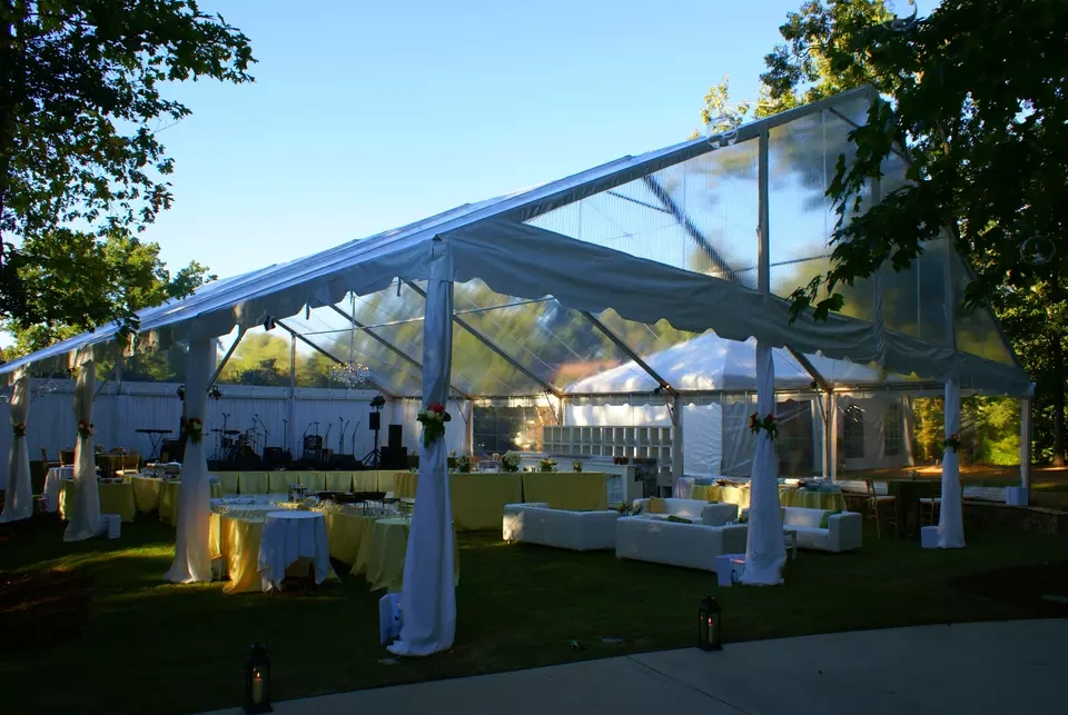 Size 15x40m 300 people capacity wedding party event tents