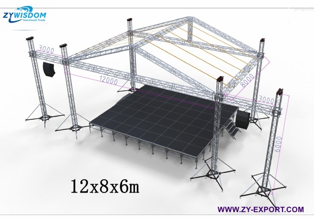 Events customzied stage and truss