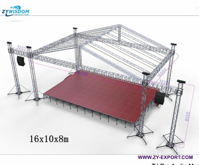 Events customzied stage and truss