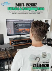 New arrival 4 channel USB Audio Interface with 6.5 mm monitor input