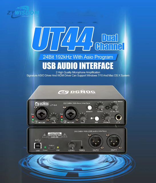 New arrive USB Audio Interface dual channel with high speed