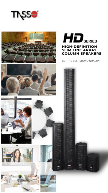 HD series column system for conference room