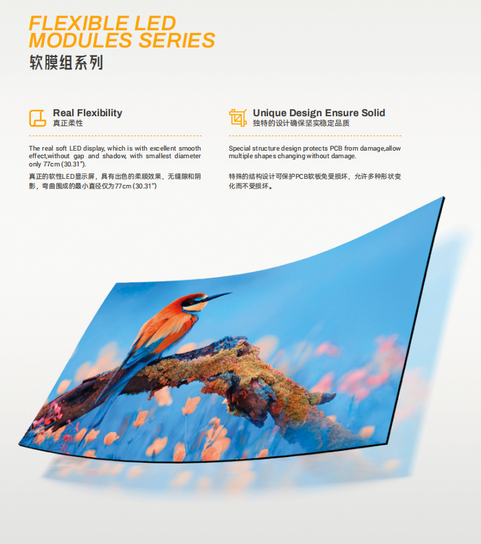 LED Display FLEXIBLE LED MODULES SERIES