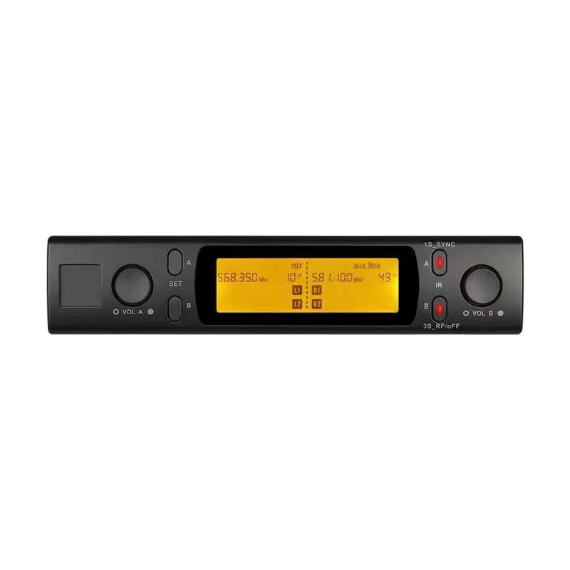 Newest launch dual wireless in-ear monitor system ,cost-effective two -channel wireless monitoring system