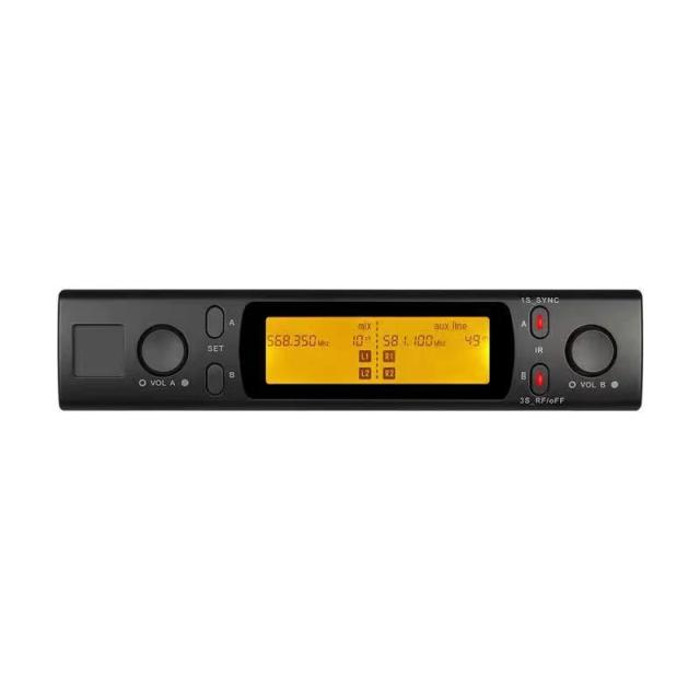 Newest launch dual wireless in-ear monitor system ,cost-effective two -channel wireless monitoring system