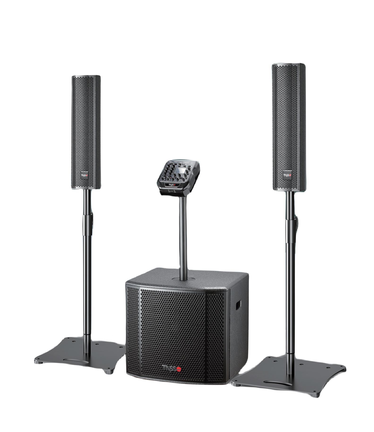 Brilliant mini active column speaker system