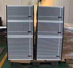 Active single 12 inch line array with single 18 inch sub bass
