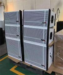 Active single 12 inch line array with single 18 inch sub bass