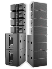 Active integrated line array speaker system T-LITE