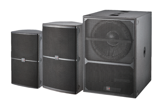 QS series, Quality sound of 12 inch and 15 inch full range with 18 inch and 21 inch sub bass