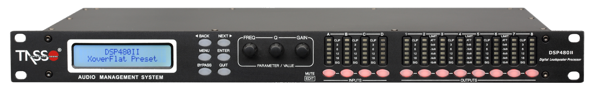 DSP380II DSP480II digital speaker processor