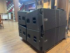 New Arrivals PT980 3-way dual 15" full range passive line array