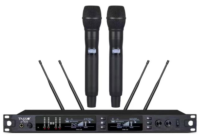 P-920 EIA standard 1U dual channel microphone
