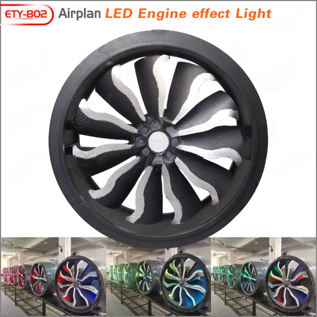 ETY-802 LUZ DE EFECTO DE VENTILADOR DE MOTOR DE AVIÓN
