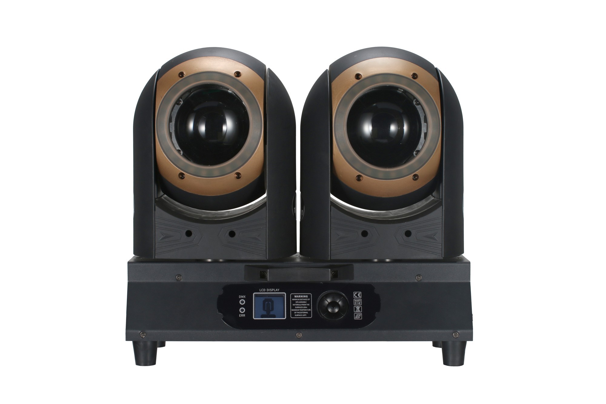 ETY-182 2X80W INFINITE DUO TORNADO Endless Pan and Tilt Rotation