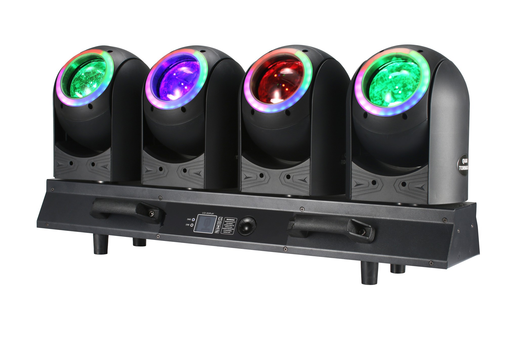 ETY-183 4X80W INFINITE QUAD TORNADO Endless Pan and Tilt Rotation