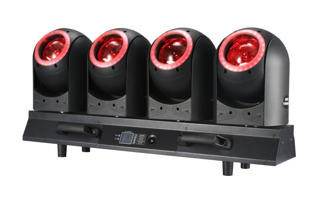 ETY-183 4X80W INFINITE QUAD TORNADO Pan sin fin y rotación de inclinación