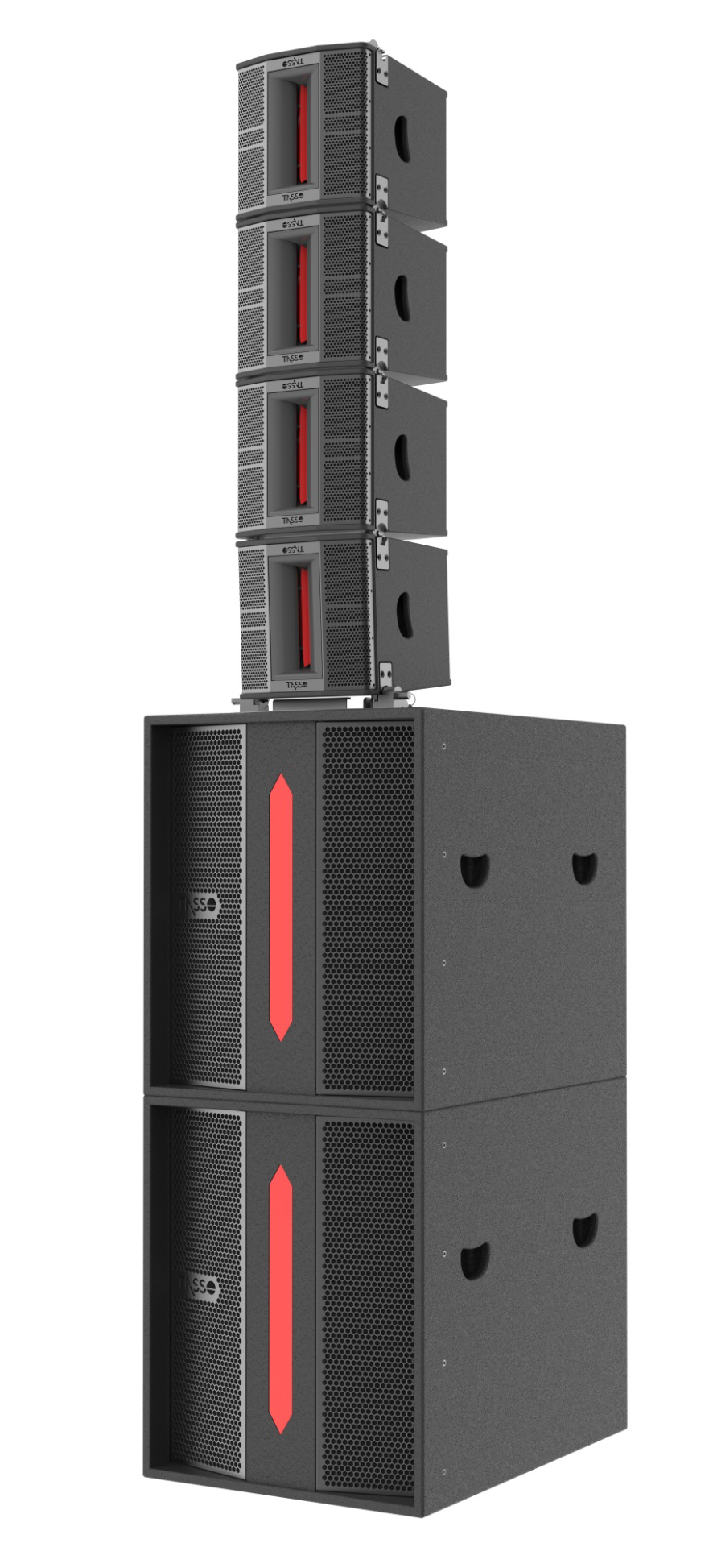 Sistema de matriz de líneas plug-and-play ultracompacto "Fade-in"