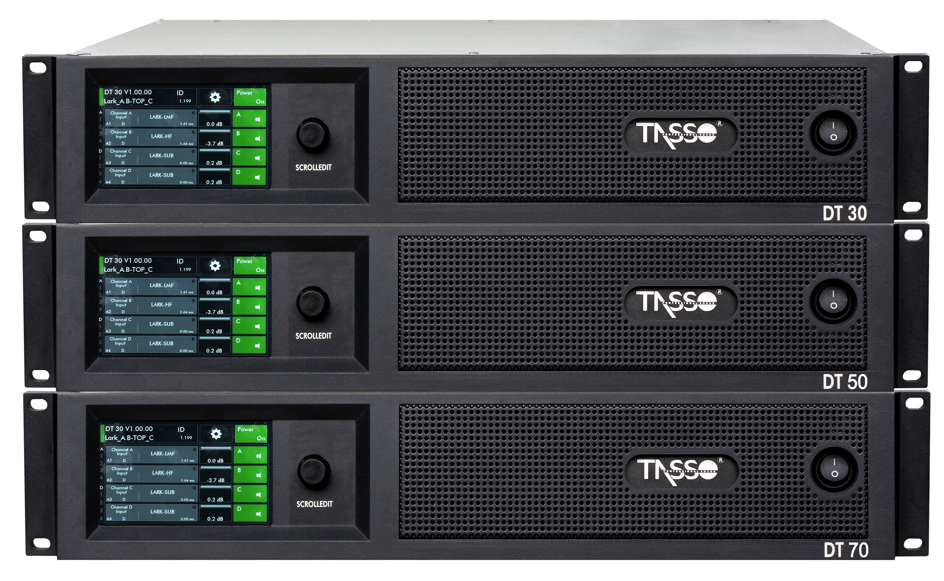 Amplificador DSP de cuatro canales Serie DT