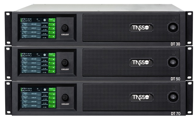 Four channel DSP amplifier DT Series