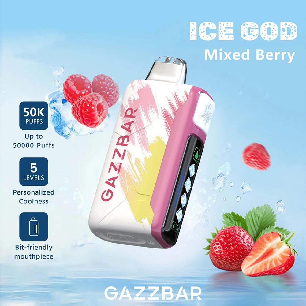 Gazzbar ICE GOD A-058 disposable vape, Mixed Berry flavour variant