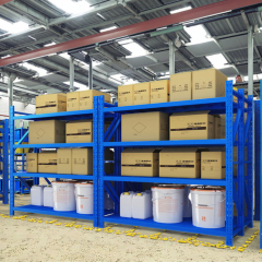 China Customized 4 Tire Warehouse Shelving Boltless Rack Shelving Easy to Install Modular Storage Shelf 4-Tire Rack
