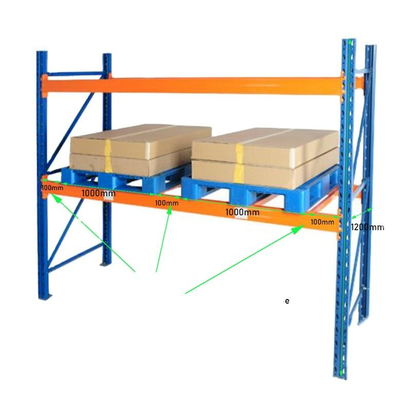 Guichang Estantes Heavy-Duty Steel Shelving Units Industrial Metal Iron Racks Warehouse Storage Powder Coating Pallet Racking