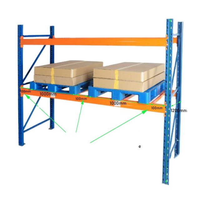 Guichang Estantes Heavy-Duty Steel Shelving Units Industrial Metal Iron Racks Warehouse Storage Powder Coating Pallet Racking