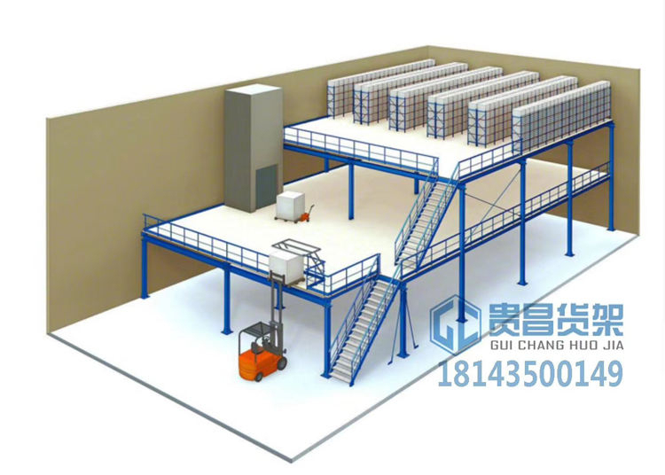 Adjustable Warehouse Steel Mezzanine Heavy Duty Shelf Rack Customized Storage Tire Rack