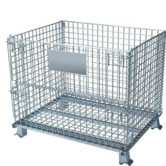 Guichang Storage Cage Folding Iron Frame Iron Cage butterfly Cage Sorting Logistics Turnover Box Multi-functional Large Express