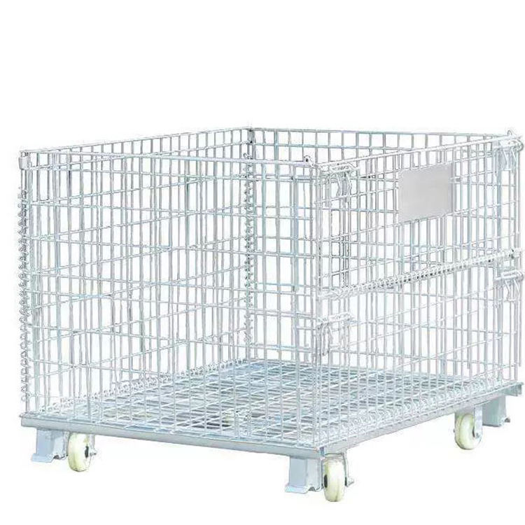 Guichang Storage Cage Folding Iron Frame Iron Cage butterfly Cage Sorting Logistics Turnover Box Multi-functional Large Express