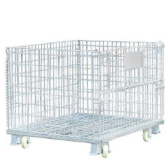 Guichang Storage Cage Folding Iron Frame Iron Cage butterfly Cage Sorting Logistics Turnover Box Multi-functional Large Express