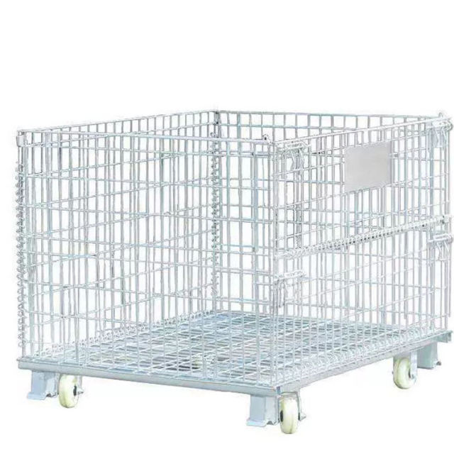 Guichang Storage Cage Folding Iron Frame Iron Cage butterfly Cage Sorting Logistics Turnover Box Multi-functional Large Express