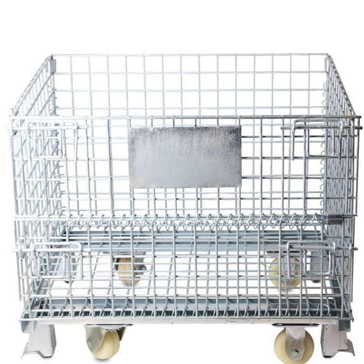 Guichang Storage Cage Folding Iron Frame Iron Cage butterfly Cage Sorting Logistics Turnover Box Multi-functional Large Express