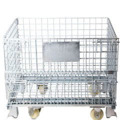 Guichang Storage Cage Folding Iron Frame Iron Cage butterfly Cage Sorting Logistics Turnover Box Multi-functional Large Express