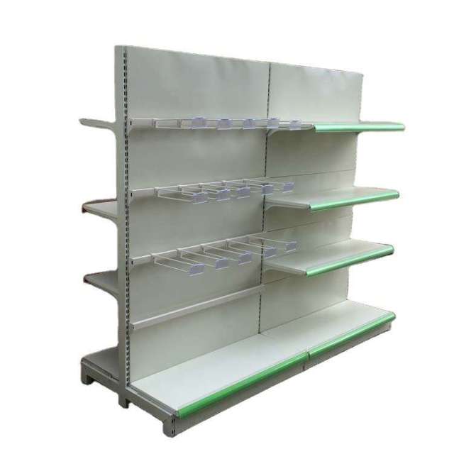 Factory Price Supermarket Metal Store Shelving with Hook for Convenience Store