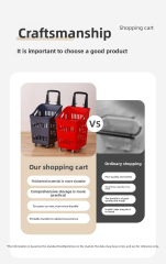 Supermarket Shopping Basket with Wheels 20L-50L Plastic Storage Baskets for Retail Stores
