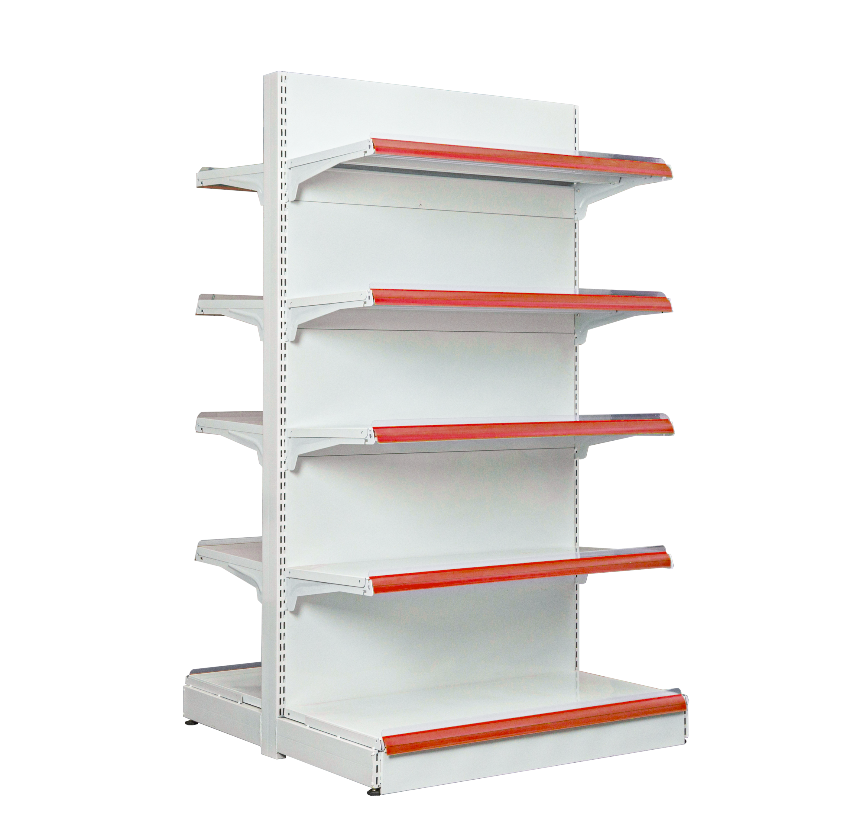 Best Price Adjustable Cold-Rolled Steel Grocery Shelves Double-Sided Store Shelving for Supermarket Gondola Sale
