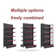 Customized Modern Store Shelving High-quality Grocery Shelves for Supermarket Store Gondola Retail Display Racks