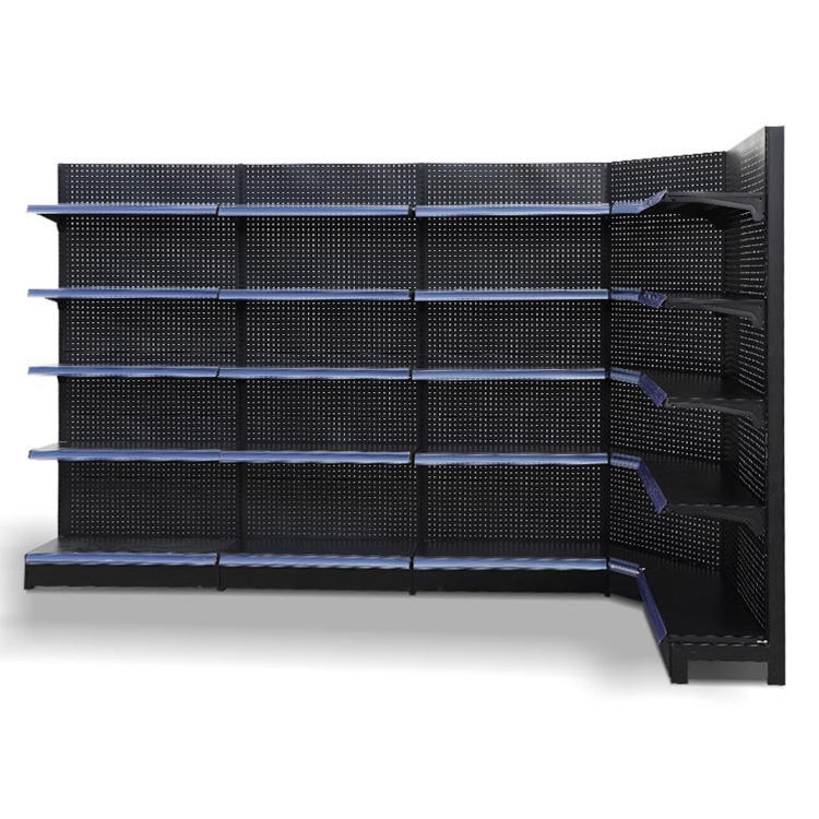 Quality Assurance Single-sided Store Shelving for Supermarket
