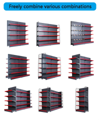 Quality Assurance Single-sided Store Shelving for Supermarket